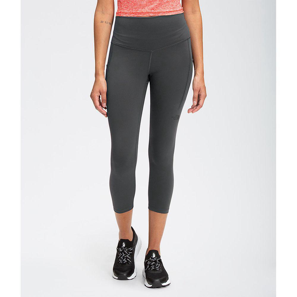 The North Face Motivation High-Rise Pocket Crop Γυναικεια Κολάν - Γκρι (OJWD06984)